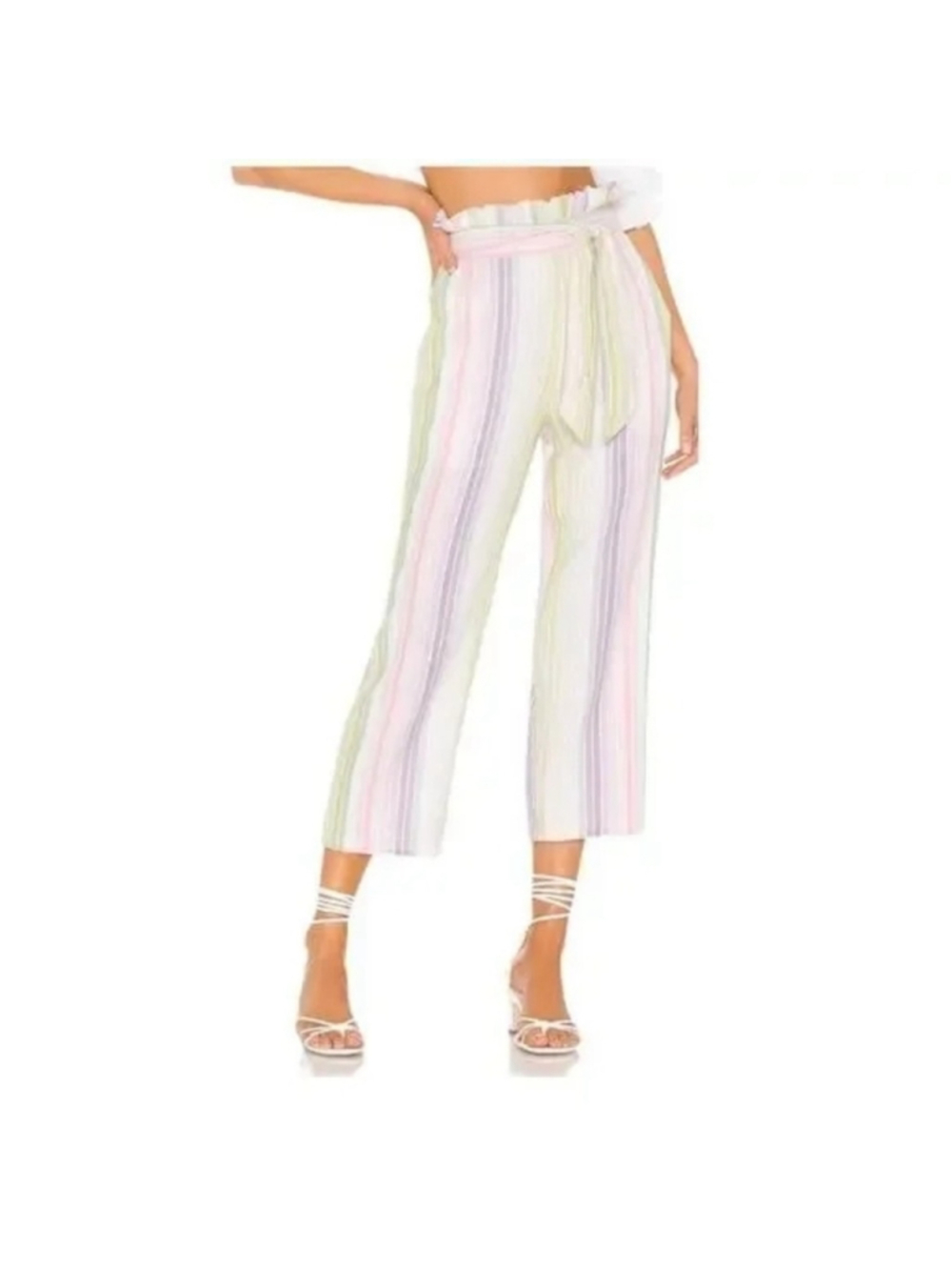 Majorelle Everest Stripe Paperbag Pants Size XS